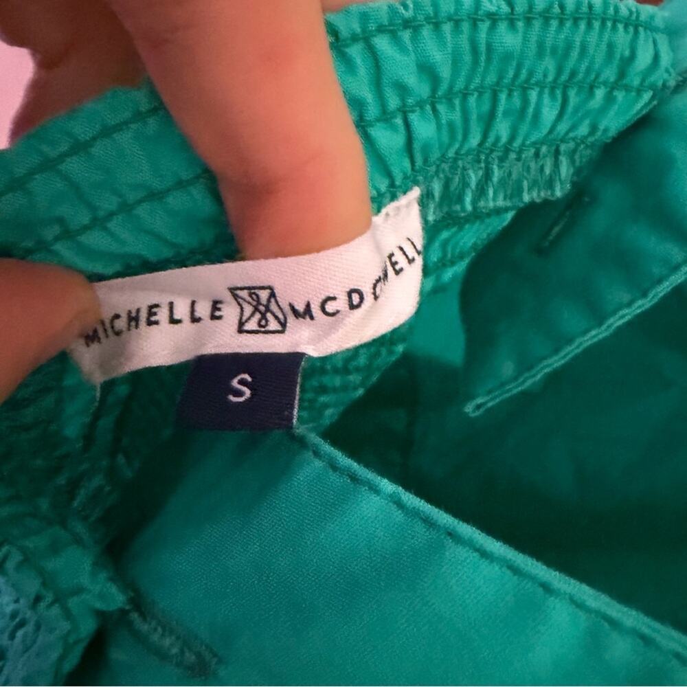 Michelle McDowell Turquoise Midi Dress Size Small - Picture 8 of 10